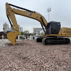 Excavatrice sur chenilles Caterpillar Cat345 d'occasion, 47 tonnes, 90% neuve, d'origine américaine, certifiée EPA CE, pompe, boîte de vitesses, moteur à engrenages, modèle <span class=keywords><strong>2023</strong></span> - Product Image 1