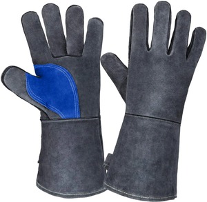 Guantes de Invierno para Exteriores CAPTAIN INDUSTRY, de Cuero Rojo, Completos, Antideslizantes, Impermeables, con Protección UV y Aislamiento Térmico - Product Image 2
