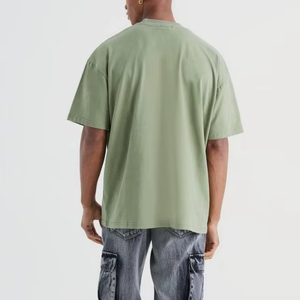 Camiseta de Hombre 100% Algodón - Variedad de Colores Sólidos y Múltiples Tallas, Todas las Temporadas, Fácil de Lavar, Secado Rápido, Transpirable, Antiencogimiento - Product Image 2