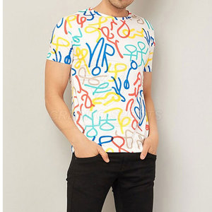 T-shirt de sublimation pour homme en matière de qualité supérieure, avec coutures robustes, pour le sport - Product Image 3
