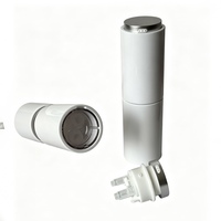 Botella con Bomba Airless Blanca de 30ml 50ml, Dispensador de Vacío Cosmético de Lujo para Suero y Loción, Logotipo Personalizado, Venta al Por Mayor