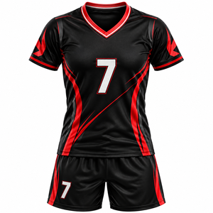 Wholesale Volleyball Uniform Manufacturer Custom Teamwear Jersey Shorts Set Athletic Performance Sports Apparel <b>for</b> <b>Clubs</b> - Product Image 6