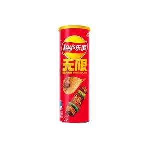 Croustilles de pommes de terre LAYS saveur barbecue, origine Chine, 70g - Product Image 1
