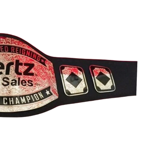 Cinturón de Lucha Libre Personalizado Hertz Car Sales Champion, Cinturón de Venta Personalizado de Alta Resistencia para Logradores - Product Image 4