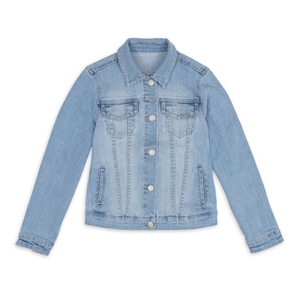 Chaqueta Vaquera Personalizable para Niñas, de Alta Calidad, Transpirable, 100% Algodón, Ropa Casual de Invierno - Product Image 1