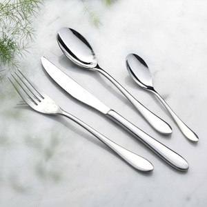 สแตนเลส Flatware อาหารเย็นช้อนส้อมสแตนเลสที่น่าตื่นตาตื่นใจการออกแบบใหม่จับซับที่มีคุณภาพสูง - Product Image 4