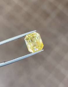 Zafiro amarillo natural sin calentar, corte esmeralda, 5.63CT, 9.7X8X6.8MM, de Ceilán, piedra preciosa suelta para la fabricación de joyas. - Product Image 6