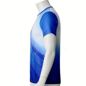 T-shirt de sport personnalisé pour homme, respirant, infroissable, impression par sublimation, vente en gros, polyester - Product Image 3