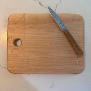 Tabla de Cortar de Madera de Acacia para Verduras y Carne, con Afilador, Logotipo Grabado con Láser, Color Natural, Utensilios de Cocina, Más Vendida - Product Image 2