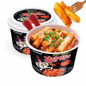 ราคาโรงงาน ซัมยัง บุลดัก รสไก่เผ็ด ท็อปปิกกี้ 185 กรัม ขนมข้าวเกาหลีรสเผ็ด อาหารกึ่งสำเร็จรูปพร้อมรับประทาน ขายส่ง - Product Image 3