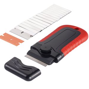 15 Lame di Ricambio Extra per Raschietto in Acciaio al Carbonio con Lame in POM e Tappo di Sicurezza Bloccabile, Strumento e Accessorio per la Pulizia Domestica ed Etichette - Product Image 2