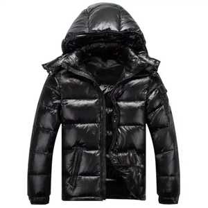 Chaqueta de Plumón Personalizada de Alta Calidad y Moda para Hombre, Chaquetas Acolchadas para Hombre, Invierno, Color Liso con Impresión Puff - Product Image 1