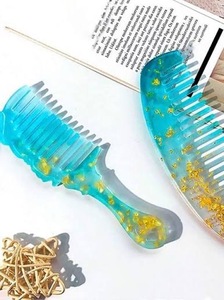 Peine de Resina Profesional para Barbería, Estilo Salón, Ecológico, Decoración DIY, Alta Calidad, Forma Personalizada ILAHI, Arte Folclórico - Product Image 4