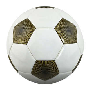 Ballon de football cousu à la machine en PVC/PU, taille 5, durable, pour entraînement et pratique, pour sports en extérieur et en intérieur, vente en gros - Product Image 4