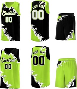 Maillots de sport respirants pour hommes, ensembles d'uniformes de basketball personnalisables pour jeunes, vêtements de basketball personnalisables, ensemble de tenues d'équipe - Product Image 3
