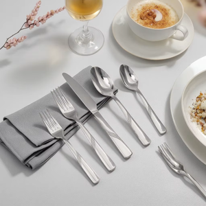 Stainless Steel Cutlery <b>Knife</b> <b>Fork</b> <b>Spoon</b> <b>Set</b> Western silver Cutlery <b>Set</b> Silverware Suitable for Wedding Event Gifts - Product Image 6