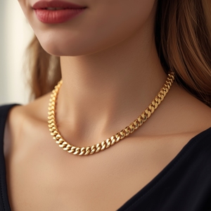 14K <b>Gold</b> Fine Chain Necklace Jewelry for Women Real <b>Gold</b> Minimalist Dainty Chain Elegant Everyday <b>Gold</b> Necklace OEM - Product Image 3
