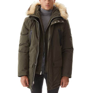 Nueva Llegada, Chaqueta Parka para Hombre al por Mayor, Chaqueta Parka de Invierno con Capucha y Cremallera, Casual, Resistente al Viento, de Alta Calidad, Servicio OEM - Product Image 4