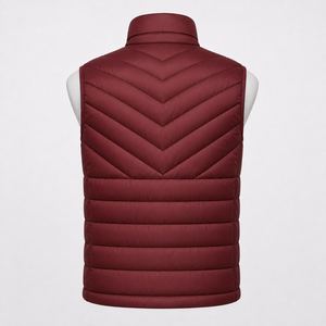 Custom <b>Puffer</b> <b>Vest</b> for Men Lightweight Quilted Warm Sleeveless Winter <b>Jacket</b> Outdoor Casual Fashion Clothing Wholesale - Product Image 4
