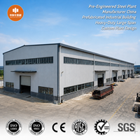Fabricant chinois de bâtiments industriels préfabriqués en acier préfabriqué, conception à grande portée et haute résistance pour usines de production