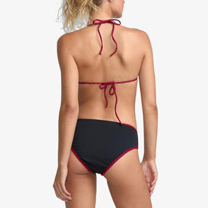 Nuevo Conjunto de Bikini a la Moda, Traje de Baño Modesto Estampado, Halter y con Cordones, Ropa de Playa, Bikini de Alta Calidad - Product Image 6