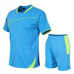 Maillot de football personnalisé pour homme, col en V, manches courtes, séchage rapide, polyester, tenue de sport respirante pour équipe - Product Image 4