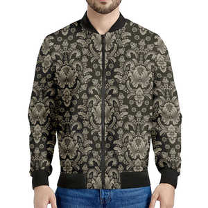 OEM Custom Full Print Sublimation Winter Warm <b>Men's</b> Puffer <b>Jacket</b> Reversible Double-Sided Thickened Bomber <b>Jacket</b> for <b>Men</b> - Product Image 1