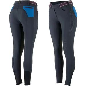 Pantalons d'équitation pour femmes avec grip en silicone, leggings d'équitation extensibles, vêtements de sport, fournisseur OEM - Product Image 5
