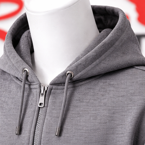 Sweat à capuche d'hiver pour homme avec logo personnalisé sur le devant, design personnalisé, tissu polaire respirant, mélange polyester/coton 250g, coupe classique, uni - Product Image 5