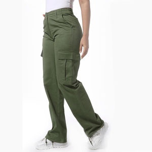 กางเกงคาร์โก้โอเวอร์ไซส์สำหรับผู้หญิง |   กางเกงลำลองทรงหลวมผ้าฝ้ายคุณภาพสูงสไตล์สตรีทแวร์ |   กางเกงกันลมระบายอากาศได้ดีหลายกระเป๋า - Product Image 4