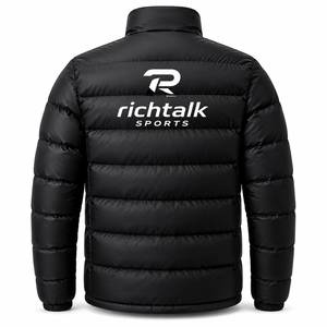 New Style Men Puffer Jacket Front Stand Collar Winter Soft Warm <b>Fabric</b> Comfortable Durable Material Breathable Eco-Friendly - Product Image 2