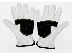 Gants de travail MUBASHAR PRO GRIP en cuir grainé de haute qualité, durables, respirants, résistants, confortables, antidérapants et résistants à la chaleur - Product Image 3