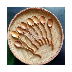 Juego de espátulas de cocina con forma de pez, hechas a mano, de madera natural, para restaurante, hotel, hogar, accesorios de cocina, regalo - Product Image 3