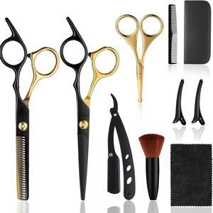 Kit de coiffure professionnel haut de gamme avec outils de coupe de cheveux et accessoires de toilettage - Product Image 1