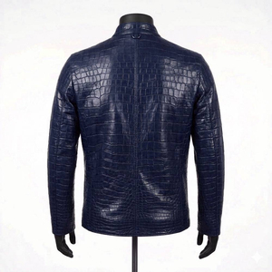 Professional Men's Genuine Sheep Skin Leather <b>Canvas</b> <b>Jacket</b> High Street Style Breathable Comfortable Winter Quilted <b>Jackets</b> - Product Image 3