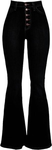 <b>Boot</b> Cut Cotton Jeans for Casual Everyday Outfits Modern Streetwear Sneakers <b>Boots</b> - Product Image 1
