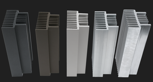 Perfil de Disipador de Calor de Aluminio para Electrónica, Controladores LED, Módulos de Potencia, Sistemas de Baterías, Inversores y Equipos de Automatización - Product Image 3