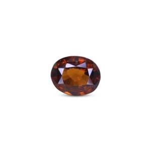Natural Hessonite Garnet Loose Gemstone 5.85 Carat 6mm Certified Wholesale - Product Image 1