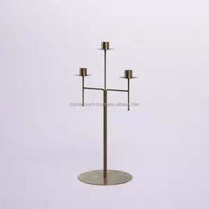 Bougeoir en métal fait main de luxe pour la décoration intérieure moderne, bougeoir en fer vieilli rustique, bougeoir de ferme, Zahid Exports - Product Image 3