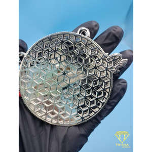 Pendentif personnalisé Iced Out Brf Rocket Man, bijoux hip-hop bling, pendentif en émail 3D avec diamants, pendentif de charme, bijoux rap - Product Image 3