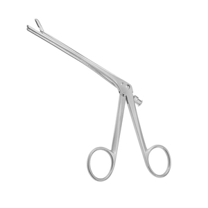 Forceps Ethmoid de 4,5 pouces avec tige, mâchoires angulées 2,5x10mm, en acier inoxydable allemand, instrument chirurgical nasal et sinusal pour ORL - Product Image 1