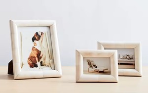 Luxury Handmade <b>White</b> Bone Inlay Oval Photo <b>Frame</b> Decorative Tabletop <b>Picture</b> <b>Frame</b> Artisan Home Decor Wedding Gift Hotel Office - Product Image 4