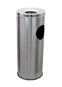 Bold Blossom Wholesale Stainless Steel Eco-friendly Reusable Rolling Cover Type Indoor/Outdoor Office Trash <b>Bins</b> Waste <b>Bin</b> - Product Image 3