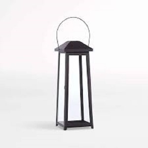 American Design <b>Black</b> Color <b>Candle</b> <b>Lantern</b> Colorful Glass & Metal for Indoor and Outdoor Home Decoration <b>Candle</b> <b>Lantern</b> - Product Image 2