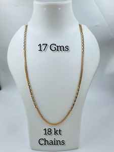 Luxury 22k <b>Solid</b> Gold Franco Chain 17 Grams Real 22kt Yellow Gold Wheat Link <b>Necklace</b> for Men and Women Jewelry - Product Image 3