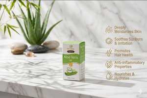 Huile d'aloe vera de haute qualité, mélange botanique à base de plantes, formule légère, soin nourrissant pour les cheveux, sensation douce, cosmétique beauté - Product Image 6