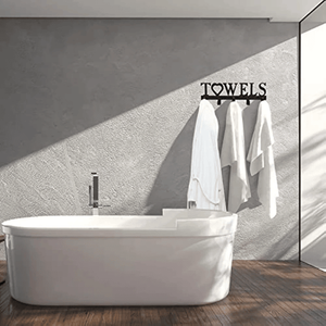 Ganci da parete in ferro nero gotico resistenti CIFbuy per bagno, cucina, ingresso - Appendiabiti da parete TikTok per Temu Pick Coats Rack - Product Image 3