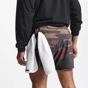 <b>Men</b>’s 2-in-1 Running/GYM <b>Short</b> With Inner <b>Compression</b> Layer + Outer Sublimation Printed Shell (Camo), Designed For Performance - Product Image 2