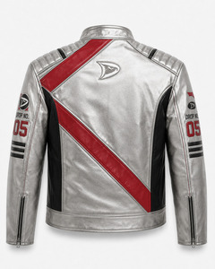 Custom Men Genuine Lambskin Leather <b>Jacket</b> Luxury Bomber Biker <b>Jacket</b> Private Label Manufacturer - Product Image 3