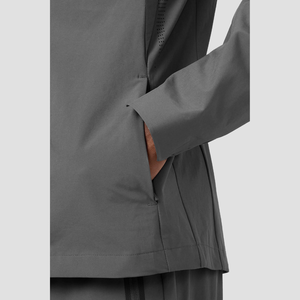 Survêtement sportif personnalisé avec logo, empiècements, fermeture éclair robuste de haute qualité, tissu respirant en polyester et élasthanne, idéal pour l'OEM - Product Image 6